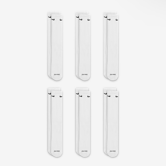 NIKE EVERYDAY COTTON CUSHIONED CREW MEN’S SOCKS - Picture 3 of 16